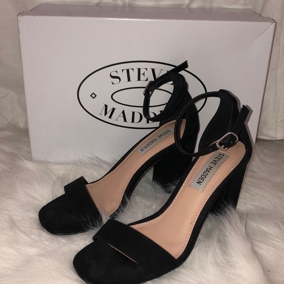 Steve Madden carrson suede heeled sandal - Picture 4 of 4